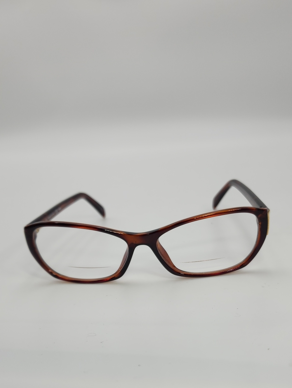 Fendi F977 238 Eyeglasses Frames | Tortoise Brown & Gold Logo | 54-14-135 Italy - Picture 6 of 13